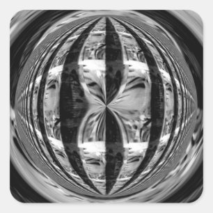 Adesivo Quadrado Pau preto do Orb