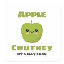 Pau quadrado de chutney da Apple