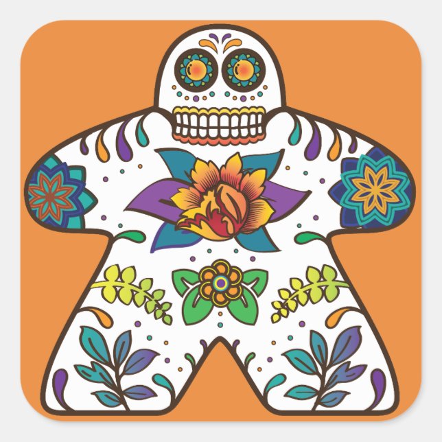 Adesivo Quadrado Pau-rosa Açúcar (Frente)