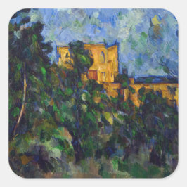 Adesivo Quadrado Paul Cezanne - Chateau Noir