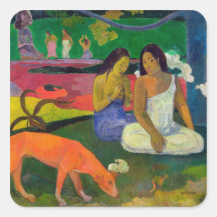Adesivo Quadrado Paul Gauguin   Arearea, 1892