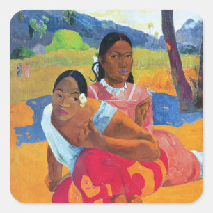 Adesivo Quadrado Paul Gauguin   Nafea Faaipoipo , 1892