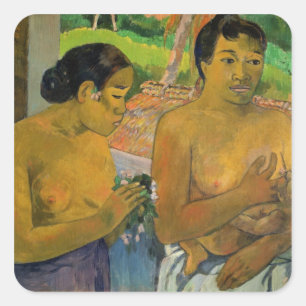 Adesivo Quadrado Paul Gauguin   o oferecimento, 1902