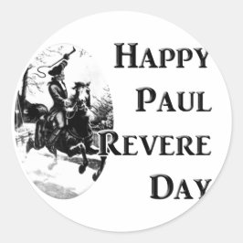 Adesivo Quadrado Paul Revere Day