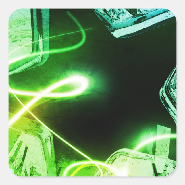 Adesivo Quadrado paus xmas (Frente)