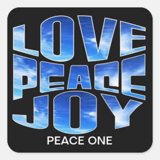 ADESIVO QUADRADO PAZ UM