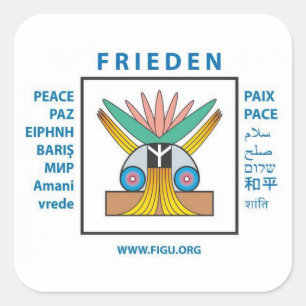 Adesivo Quadrado Paz Verdadeira