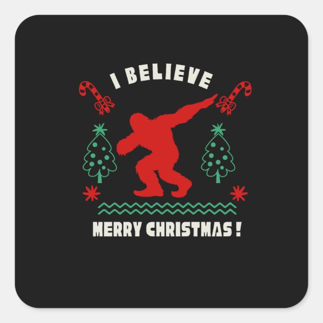 Adesivo Quadrado Pé Grande: Ajoutez une touche sauvage à vo (Frente)