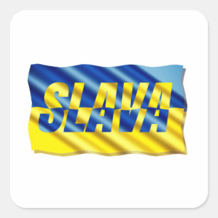 Adesivo Quadrado PEACE mantém-se livre para a Ucrânia