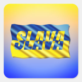 Adesivo Quadrado PEACE mantém-se livre para a Ucrânia