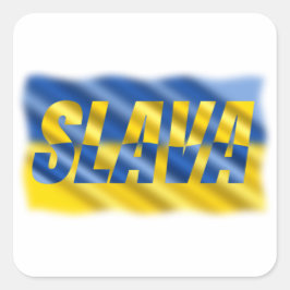 Adesivo Quadrado PEACE mantém-se livre para a Ucrânia