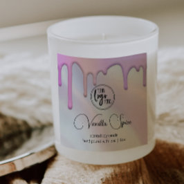 Adesivo Quadrado Pearl Holográfico Chic Em Segundo Plano Sua Vela D