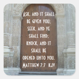 Adesivo Quadrado Peça, procure, e bata