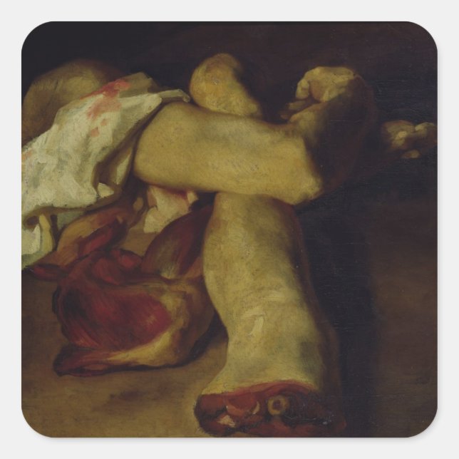 Adesivo Quadrado Peças Anatômicas (Frente)