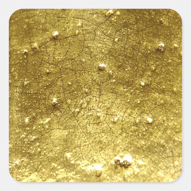 Adesivo Quadrado pedra Dourada (Frente)