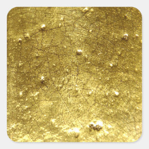 Adesivo Quadrado Pedra Dourado