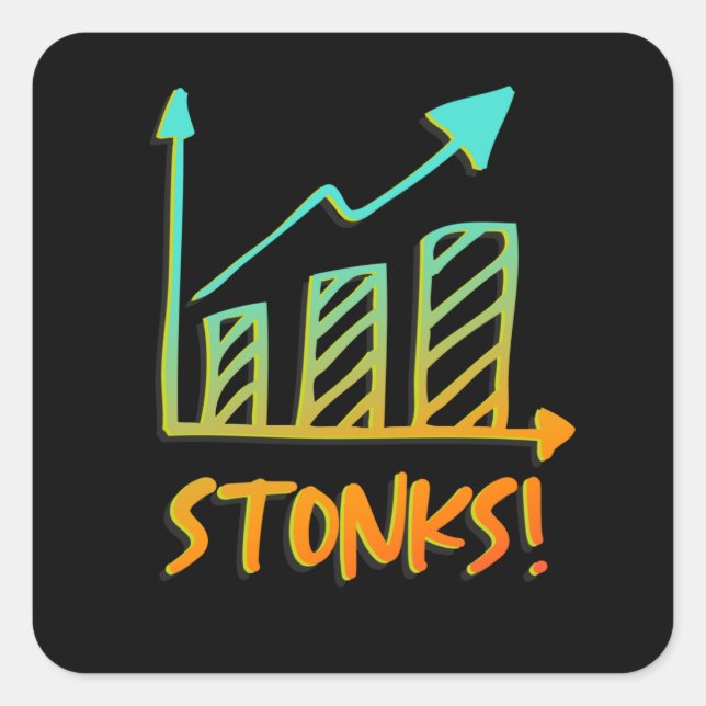 Adesivo Quadrado Pedras - Bolsas Engraçadas Comercializadora de Bol (Frente)