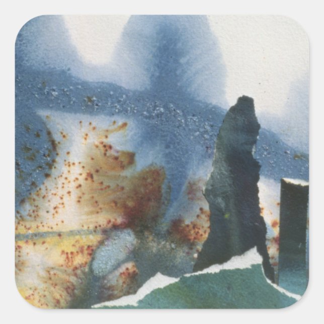 Adesivo Quadrado Pedras Permanentes (Frente)