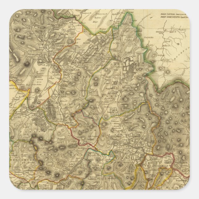 Adesivo Quadrado PeeblesShire (Frente)