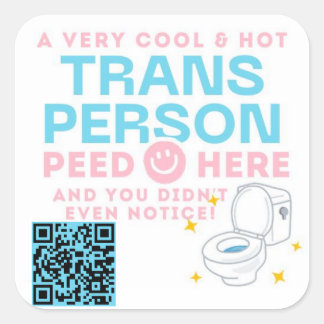 Adesivo Quadrado Peed Trans Person aqui e você nem percebeu!