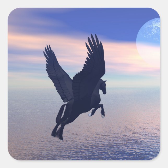 Adesivo Quadrado Pegasus (Frente)