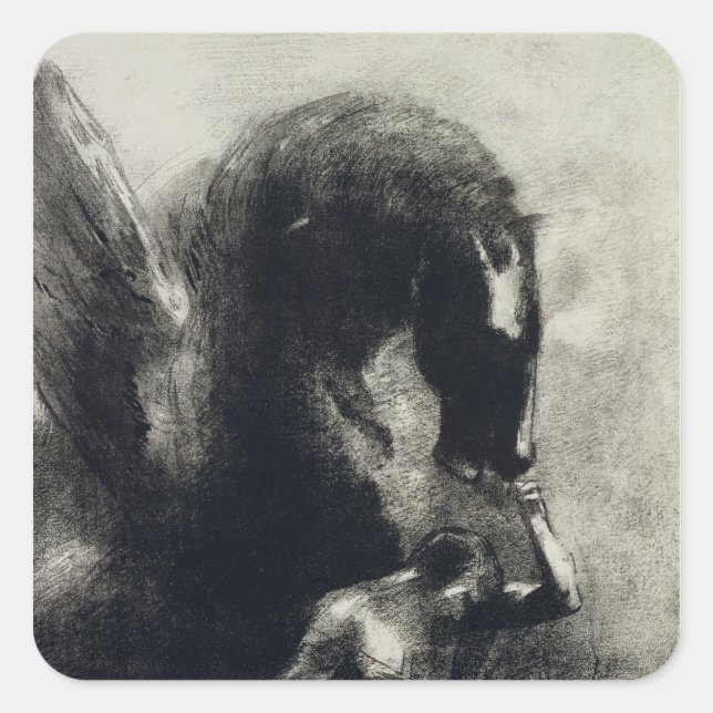 Adesivo Quadrado Pegasus (Frente)