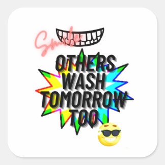 Adesivo Quadrado Pegatina