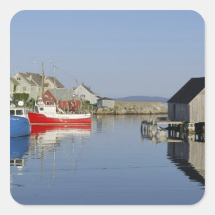 Adesivo Quadrado Peggy's Cove, Nova Escócia, Canadá