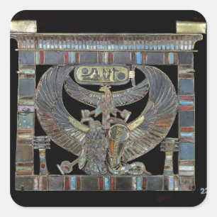 Adesivo Quadrado Peitoral do reino novo de Ramesses II