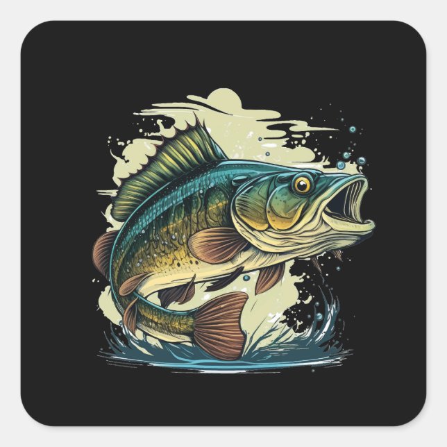 Adesivo Quadrado peixe-base-vetor-cartoon-tshirt-bass-peixe-base-gr (Frente)