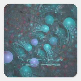 Adesivo Quadrado Pele da alienígena 001