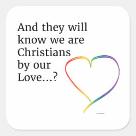 Adesivo Quadrado Pelos Nossos Autocolantes