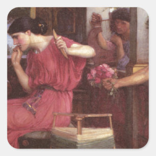 Adesivo Quadrado Penelope E Suitors - John William Waterhouse
