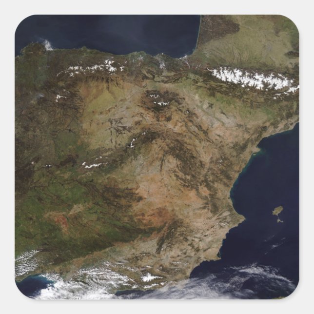 Adesivo Quadrado Península Ibérica (Frente)