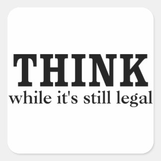 ADESIVO QUADRADO PENSAR