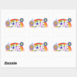 Adesivo Quadrado Pentes de Amor