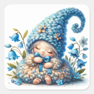 Adesivo Quadrado Pentes de fada de Bluebell