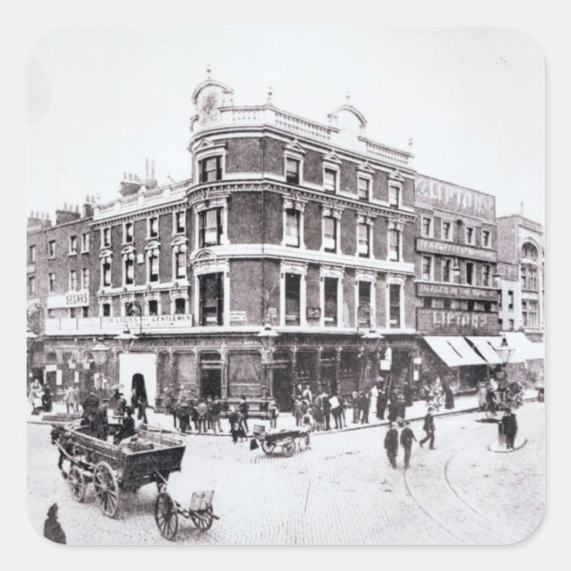 Adesivo Quadrado Pentonville Road, Islington, Londres (Frente)