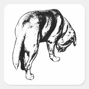 Adesivo Quadrado Pequeno Investigador