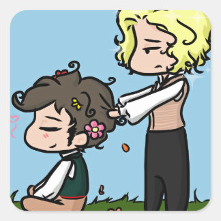 Adesivo Quadrado Pequenos Revolucionários