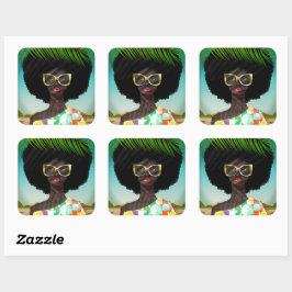 Adesivo Quadrado Perfectly Palm Springs