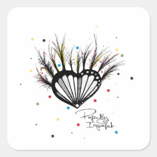 Adesivo Quadrado Perfeitamente imperfeito