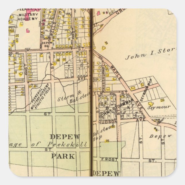 Adesivo Quadrado Perícia, Nova Iorque 4 (Frente)