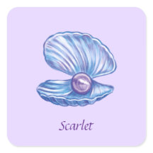 Pérola Personalizada do Oceano (Púrpura)