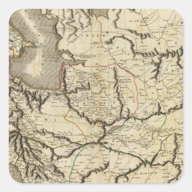 Adesivo Quadrado Pérsia 4 (Frente)