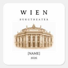 Personalisierte Wien Burgtheater | Name & Jahr