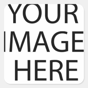 Adesivo Quadrado Personalizada Personalizada Sua Própria Foto
