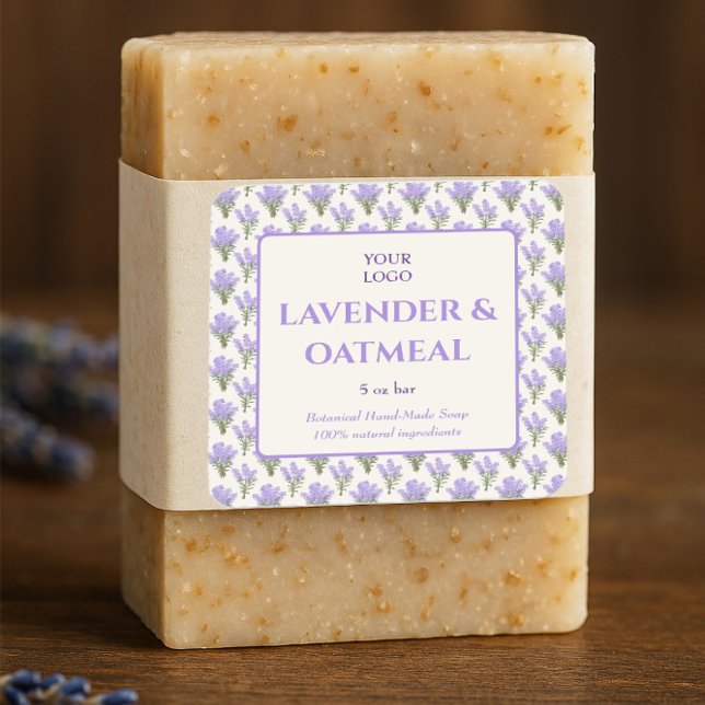 Adesivo Quadrado Personalizado Business Sticker para Sabão de Lavan (Criador carregado)