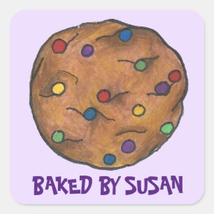 Adesivo Quadrado Personalizado Fabricado Pelo Rainbow Cookies Stick
