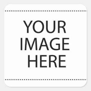 Adesivo Quadrado Personalizado Personalizado Sua Própria Fotografia